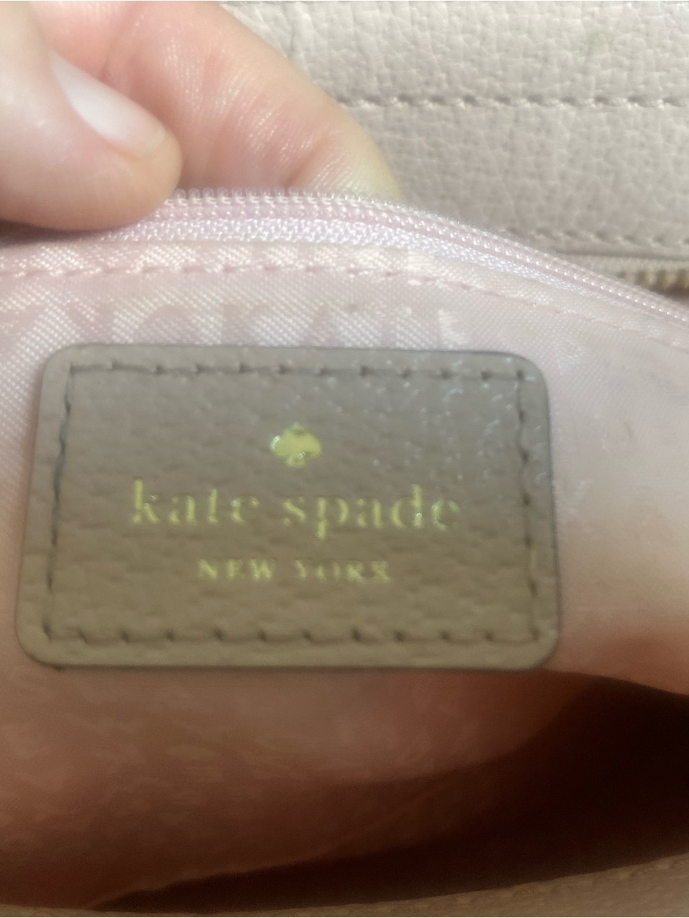 kate spade Blush Pink Pebbled Leather Shoulder Bag - Picture 7 of 9